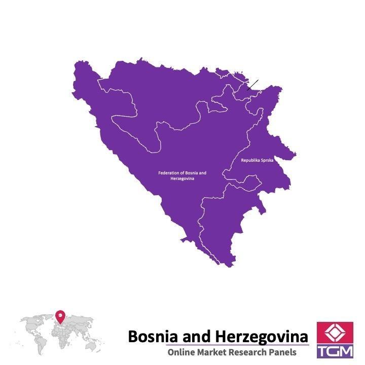 Online panel v Bosně a Hercegovině | Průzkum trhu v Bosně a Hercegovině