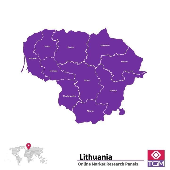 Online panel v Litvě | Průzkum trhu v Litvě