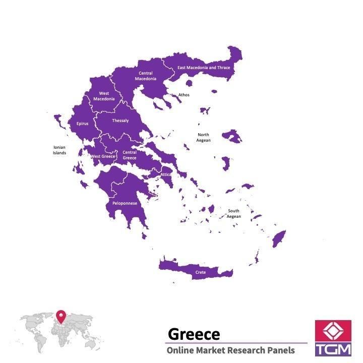 Online panel v Řecku |  Průzkum trhu v Řecku