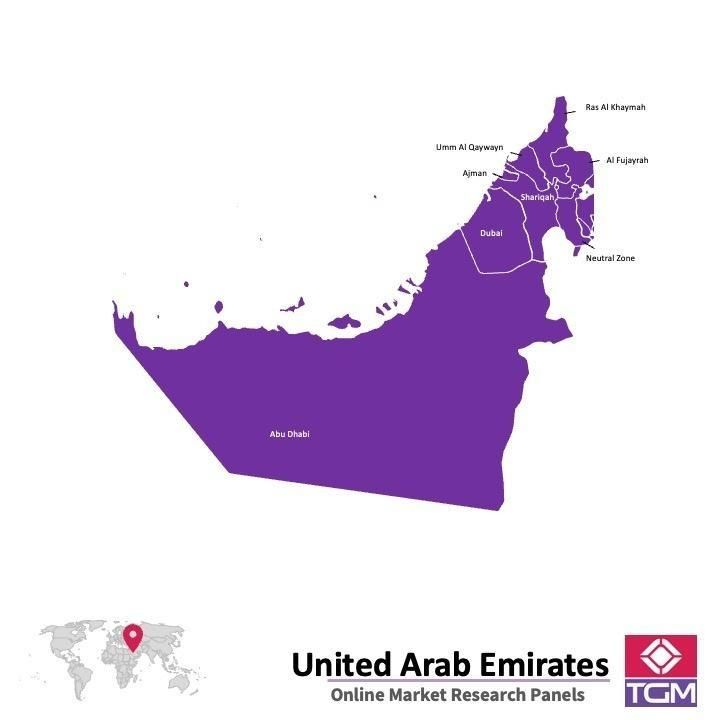 Online panel ve Spojených arabských emirátech |  Průzkum trhu ve Spojených arabských emirátech