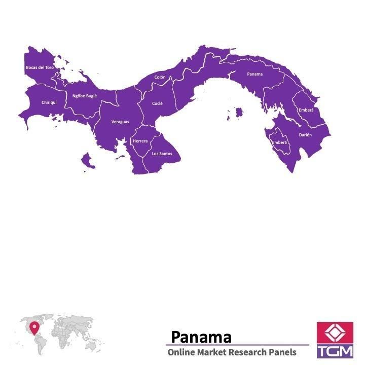 Online panel v Panamě |  Průzkum trhu v Panamě