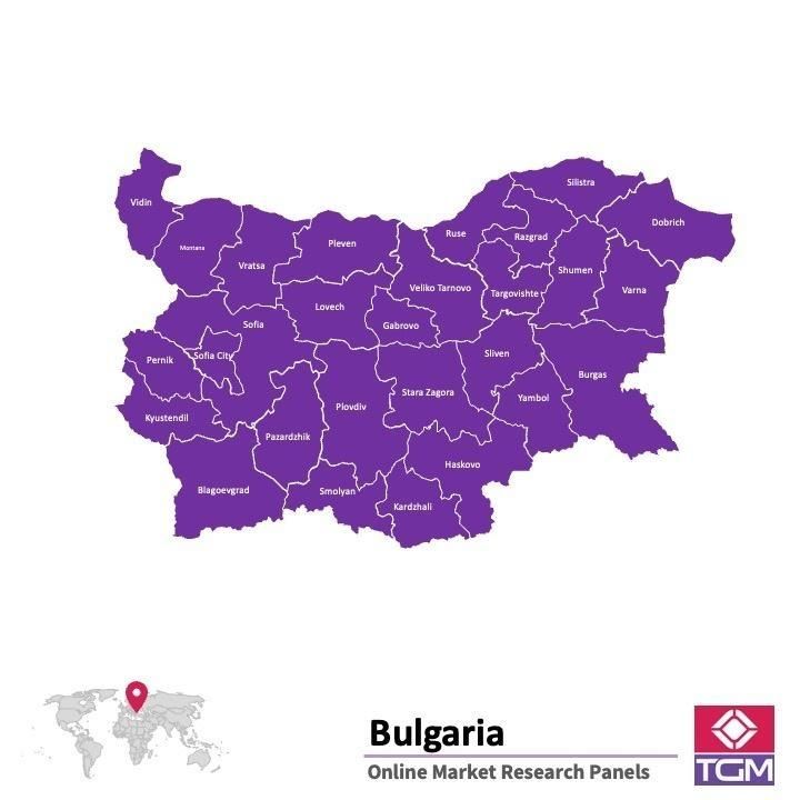Online panel v Bulharsku |  Průzkum trhu v Bulharsku