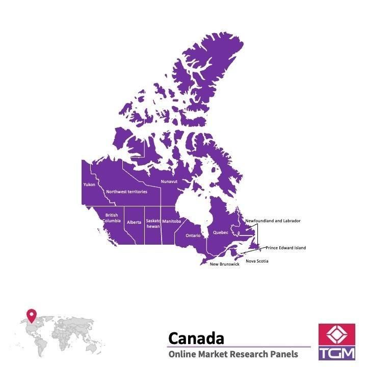 Online panel v Kanadě |  Průzkum trhu v Kanadě