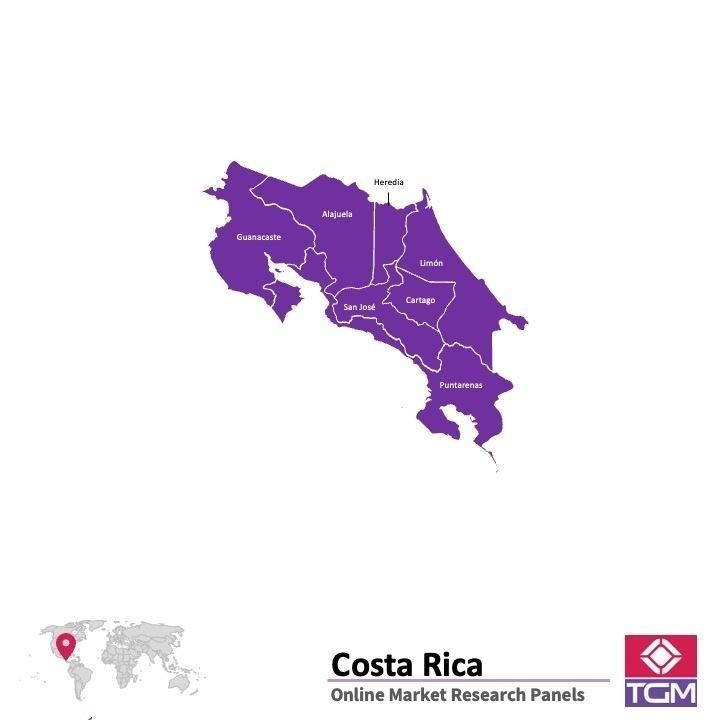 Online panel v Kostarice |  Průzkum trhu v Kostarice
