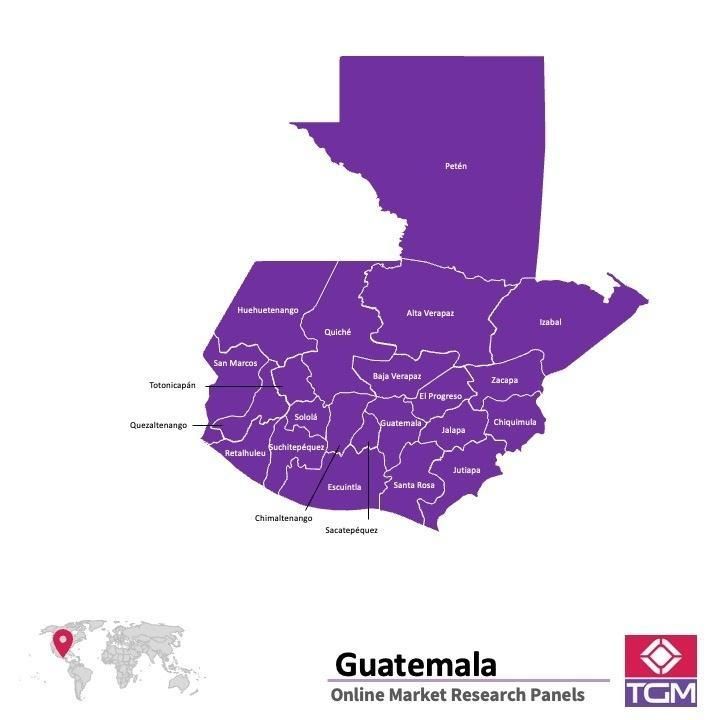 Online panel v Guatemale |  Průzkum trhu v Guatemale