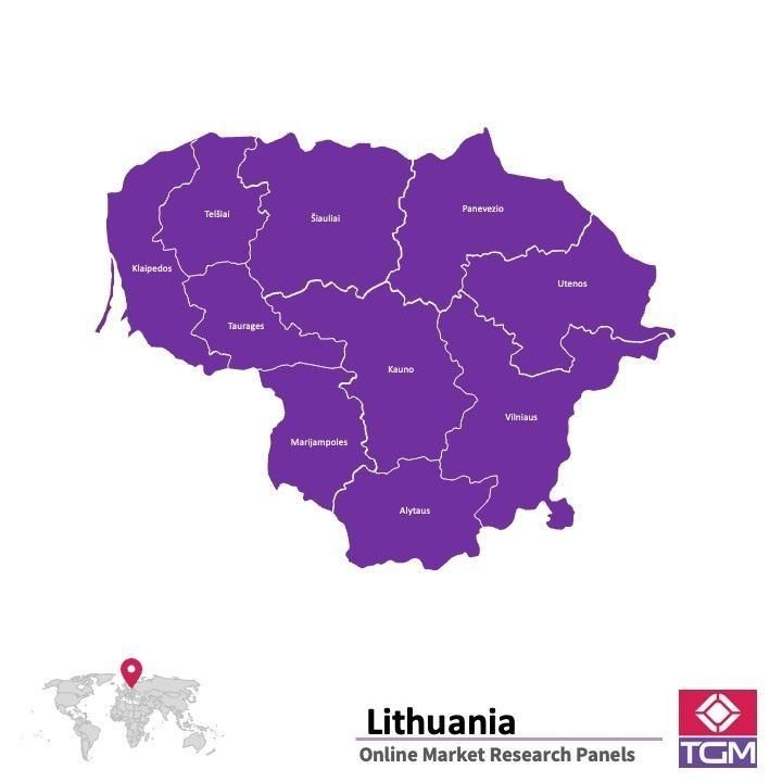 Online panel v Litvě |  Průzkum trhu v Litvě