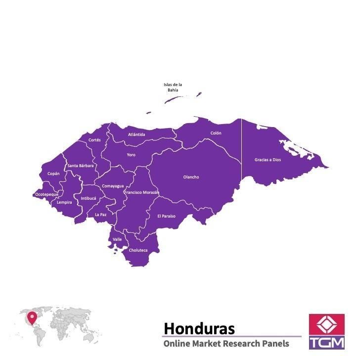 Online panel v Hondurasu |  Průzkum trhu v Hondurasu